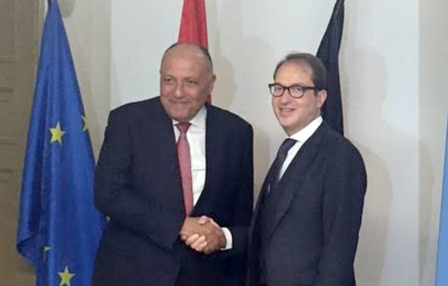 وزير الخارجية يلتقي مع وزير النقل والبنية التحتية الرقمية الألماني