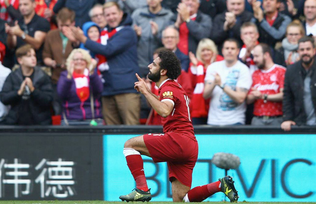 محمد صلاح أساسيًا في مواجهة توتنهام وليفربول بالدورى الإنجليزى