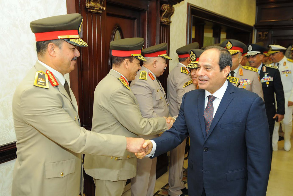 اجتماع المجلس الاعلي للقوات المسلحة برئاسة الرئيس السيسي