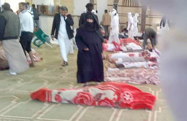 الصحة ارتفاع أعداد المصابين في تفجير مسجد الروضة  لـ  مواطنًا