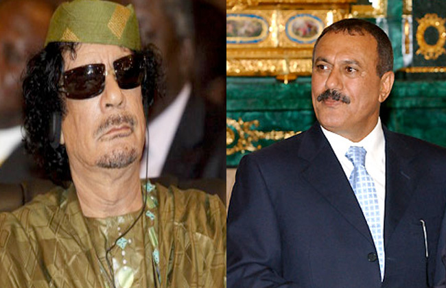  سنوات تفصل بين مقتل القذافي و صالح المصير واحد