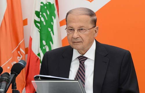 عون  لبنان جاهز لمعاودة التفاوض لترسيم الحدود البحرية الجنوبية