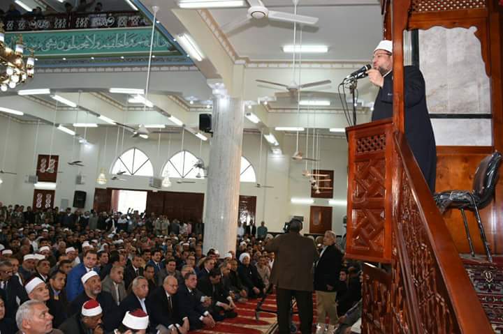 وزير الأوقاف يفتتح مسجد الكبير بقرية سلمنت في الشرقية 