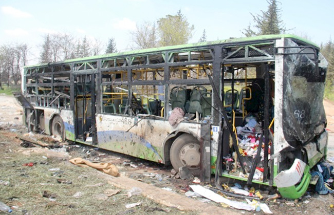  طفلًا بين قتلى التفجير الذي استهدف حافلات الفوعة وكفريا غرب حلب وارتفاع الحصيلة الإجمالية لـ