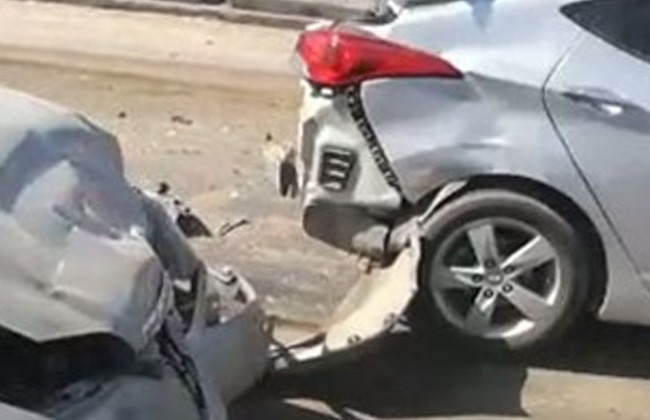 إصابة  أشخاص في حادث تصادم على الطريق الصحراوي قرب الإسكندرية