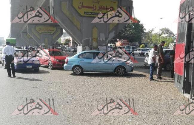 كثافات مرورية بشارع امتداد رمسيس بسبب تعطل أتوبيس 