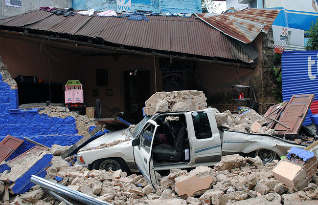 زلزال بقوة ر درجة على مقياس ريختر يضرب جواتيمالا