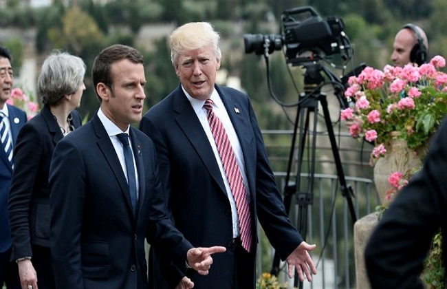 ترامب  العلاقات مع فرنسا راسخة