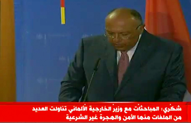 شكري مصر لديها ثقة كبيرة للشراكة مع ألمانيا ونتطلع لمواصلة هذا التعاون
