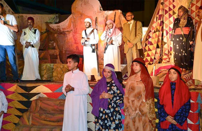 مسرحية تُجسد ملحمة معركة  وادي ماجد  التاريخية بمطروح | صور