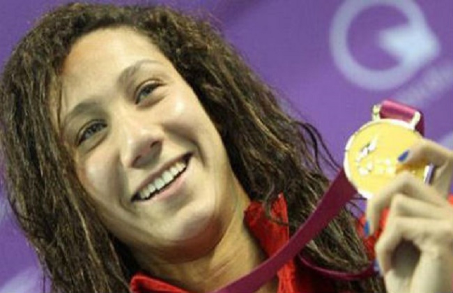 فريدة عثمان تفوز ببرونزية سباق  مترا فراشة في بطولة العالم