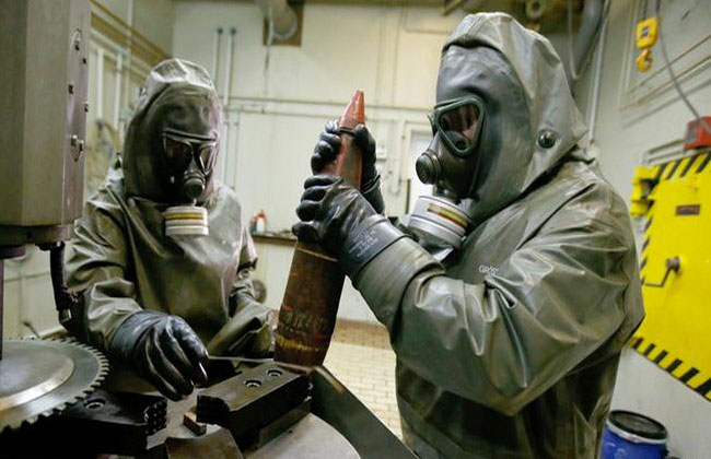 روسيا تطالب الولايات المتحدة باستكمال تدمير أسلحتها الكيميائية