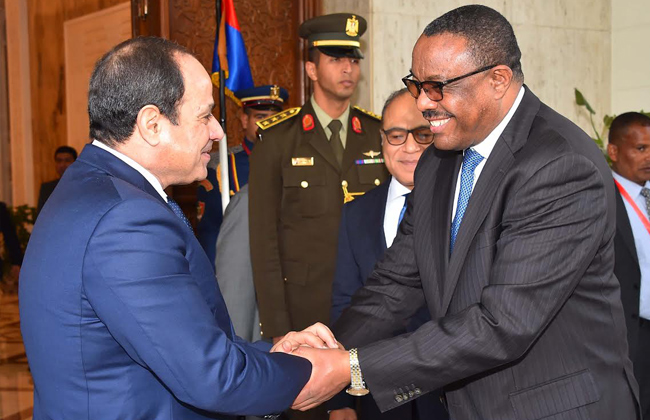 تفاصيل لقاء الرئيس السيسي ورئيس وزراء إثيوبيا بقصر الاتحادية | صور