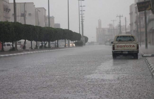 أمطار غزيرة وطقس غير مستقر في الإسكندرية