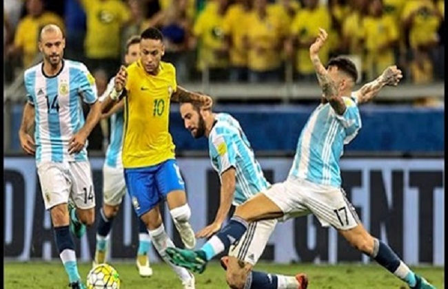 والبرازيل الارجنتين رابط مباراة نتيجة مباراة