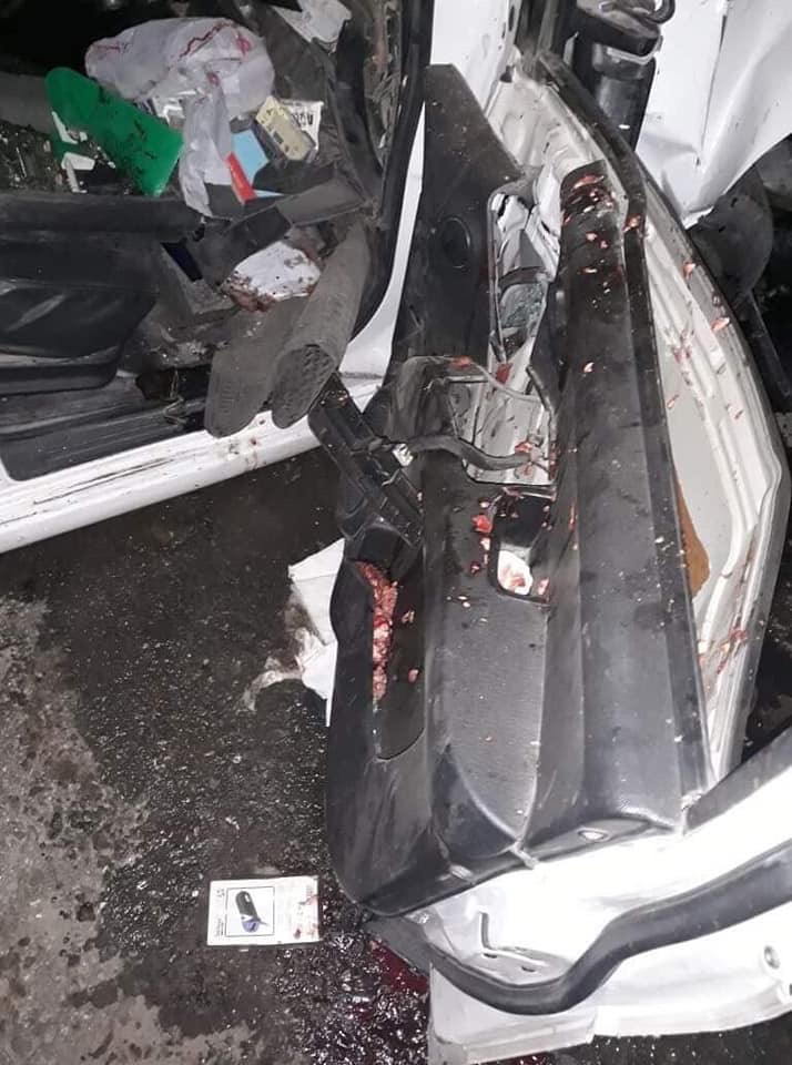 صور حادث تصادم ملاكى مع نقل على طريق بورسعيد الاسماعيلية