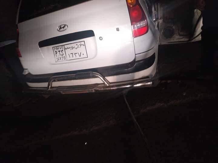صور حادث تصادم ملاكى مع نقل على طريق بورسعيد الاسماعيلية