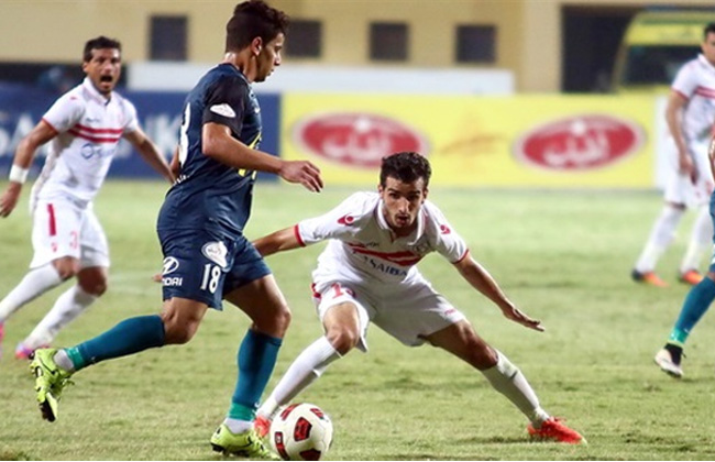 محمد بسيوني يقلص الفارق لإنبي في مرمى الزمالك