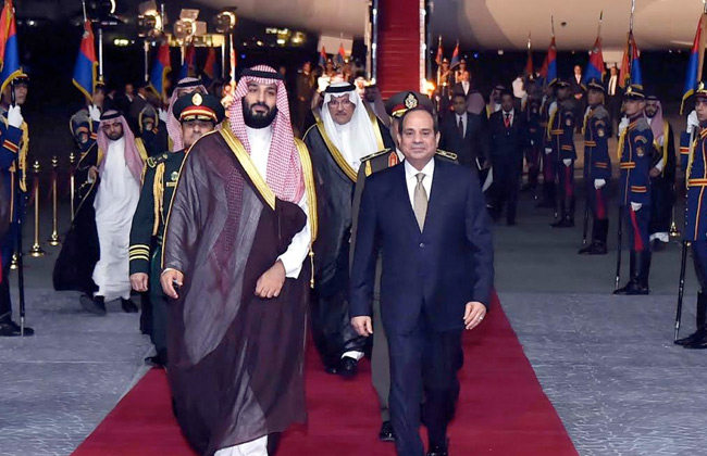 الرئيس السيسي خلال لقائه ولي العهد أمن واستقرار السعودية جزء لا يتجزأ من الأمن القومي المصري