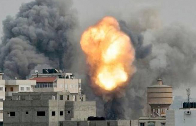 انفجار ضخم يهز مخيم البريج وسط قطاع غزة 