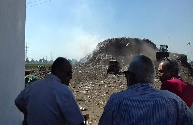 محافظ الغربية يوجه برفع تجمعات القمامة من المقلب العمومي بمركز سمنود