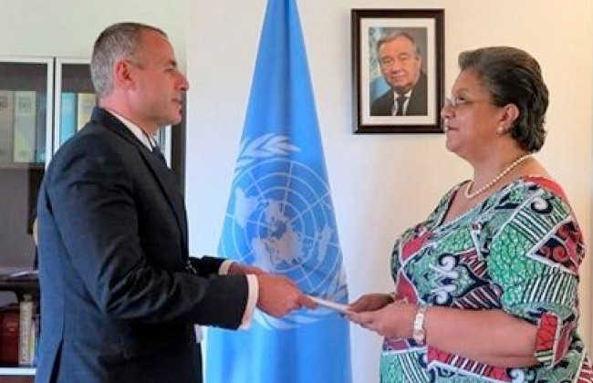 السفير المصري في كينيا يقدم أوراق اعتماده لدى مكتب الأمم المتحدة في نيروبي