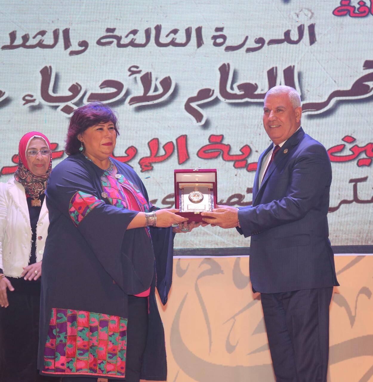 الدكتورة إيناس عبدالدايم  واللواء مجدي الغرابلى 