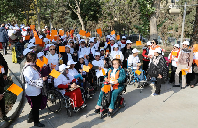 نحن قادرات ماراثون مشي لصاحبات القدرات الخاصة بمدينة نصر | صور 