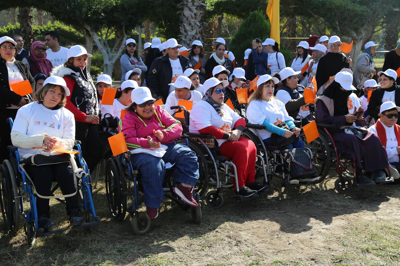 ماراثون مشي "نحن قادرات" للمرأة ذات الإعاقة بمدينة نصر