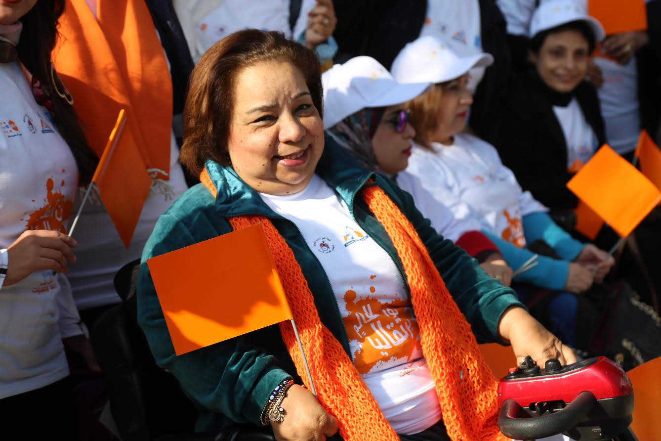 ماراثون مشي "نحن قادرات" للمرأة ذات الإعاقة بمدينة نصر