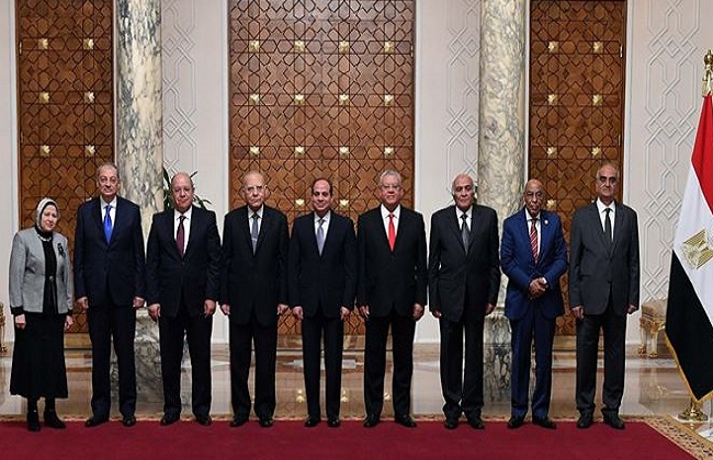 تفاصيل اجتماع الرئيس السيسي مع أعضاء مجلس الهيئات القضائية| صور