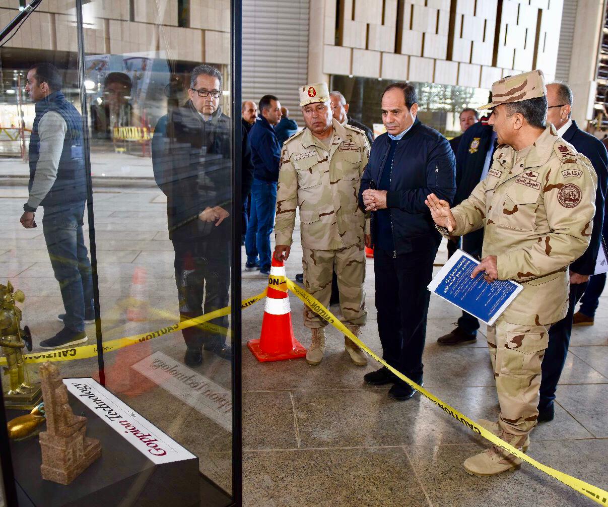 تفاصيل جولة الرئيس السيسي لتفقد محور روض الفرج والمتحف المصري الكبير