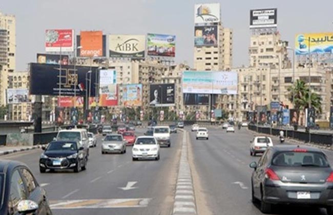 من القاهرة إلى الجيزة تعرف على الحالة المرورية بالمحاور والطرق الرئيسية