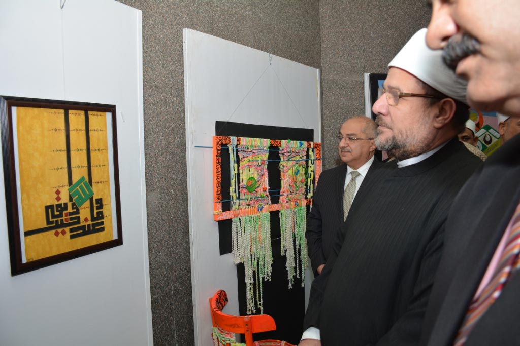  الدكتور محمد مختار جمعة في معرض "الحرف العربي"