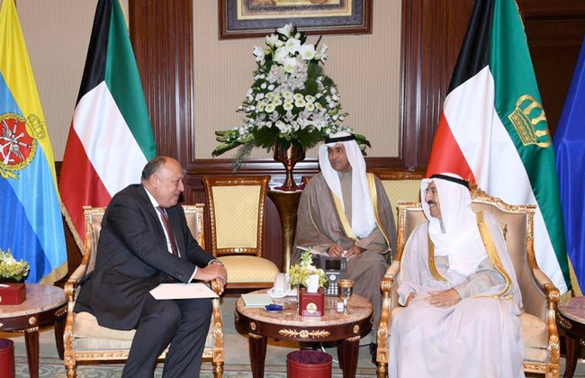 رسائل متبادلة بين الرئيس السيسي وأمير الكويت خلال زيارة سامح شكري | تفاصيل