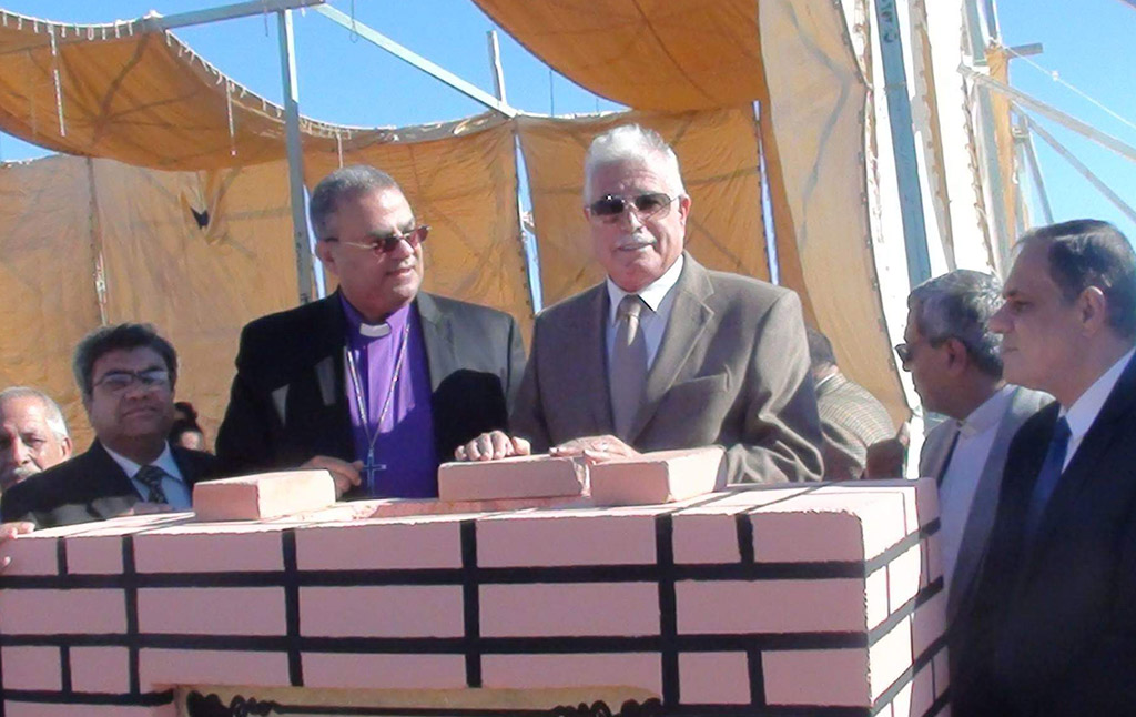 وضع حجر الأساس لأول كنيسة انجيلية بجنوب سيناء