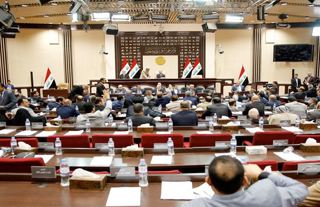 النواب البدلاء عن الكتلة الصدرية يؤدون اليمين الدستورية في البرلمان العراقي