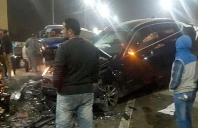 الصحة وفاة  مواطنين وإصابة  آخرين في حادث تصادم عدة سيارات بمدينة نصر  