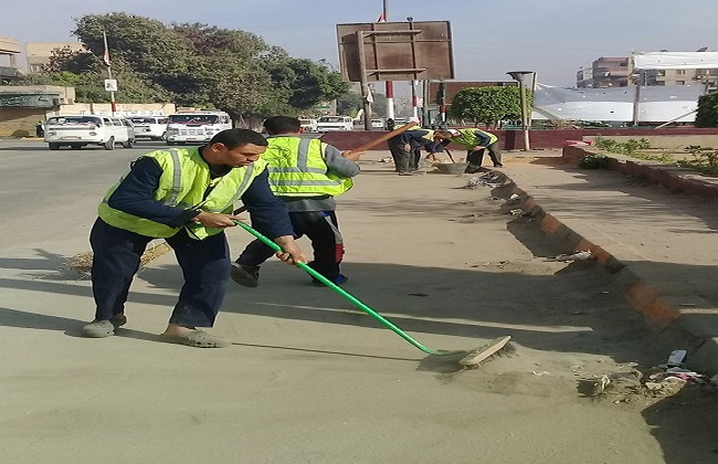 محافظ الجيزة يشدد على رفع مستوى النظافة بعدة مناطق