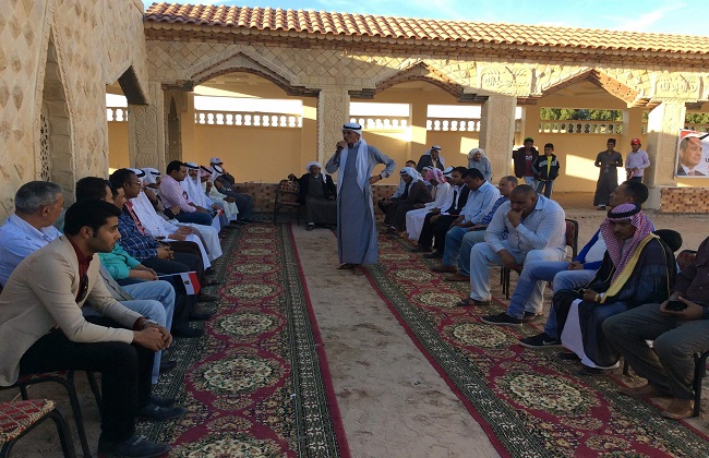 ديوان أولاد سعيد والحويطات ينظمون مؤتمرا دعما للرئيس السيسي | صور