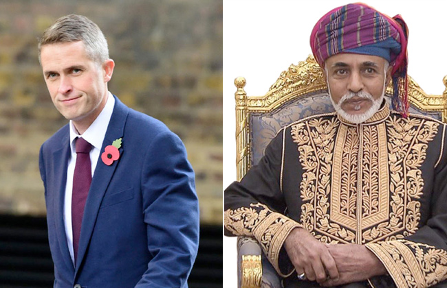 سلطنة عمان تشهد جولة مباحثات جديدة مع بريطانيا خلال زيارة وزير الدفاع البريطاني