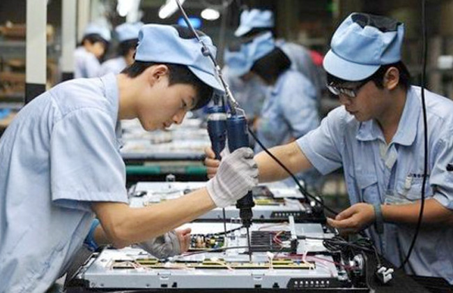 انكماش النشاط الاقتصادي لقطاع التصنيع في الصين