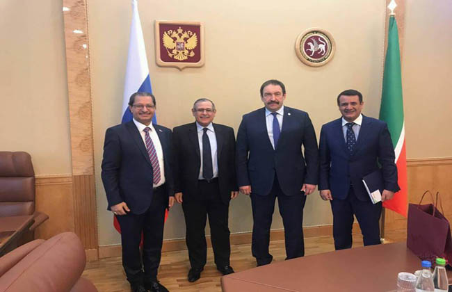 سفير مصر بموسكو يلتقى رئيس وزراء تتارستان الروسية ويناقش تعزيز العلاقات الثنائية مع رئيسها غدا | صور وفيديو