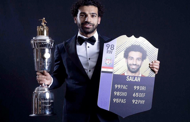 محمد صلاح يعلق على فوزه بجائزة أفضل لاعب بالدوري الإنجليزي على السوشيال  ميديا - بوابة الأهرام
