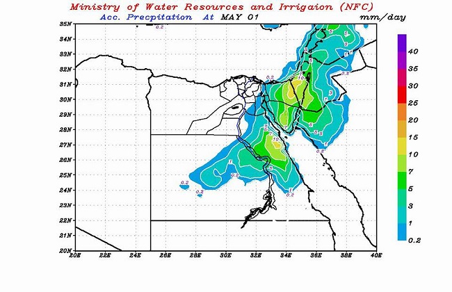 نماذج التنبؤ بالأمطار‎