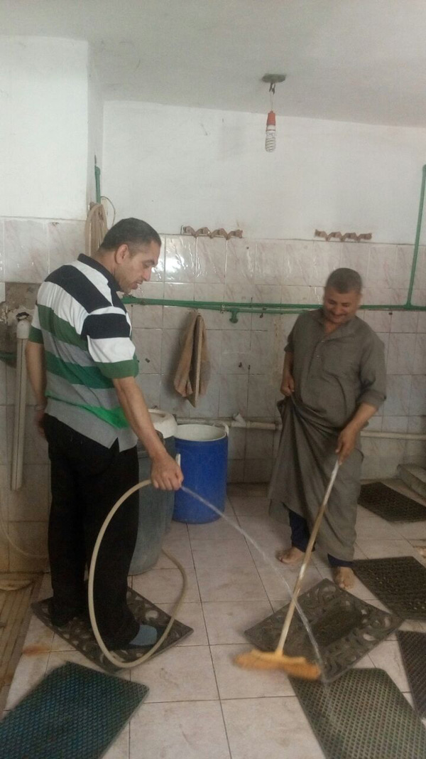 حملة نظافة بمساجد الإسكندرية