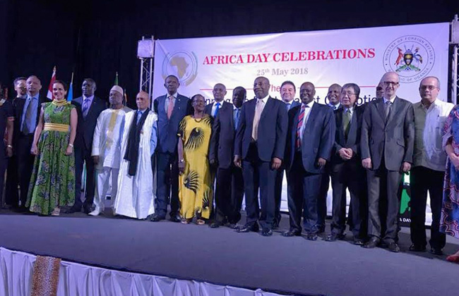 تفاصيل مشاركة السفارة المصرية بأوغندا في احتفالات يوم إفريقيا | صور