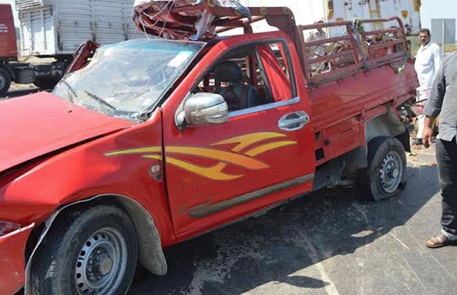مصرع شخصين وإصابة آخر في حادث تصادم سيارة ربع نقل في طور سيناء 