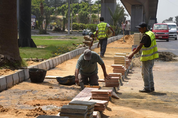  أعمال تطوير ميدان مجمع كباري محرم بك