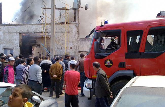 إصابة  أشخاص في حريق بقرية العركي بقنا 